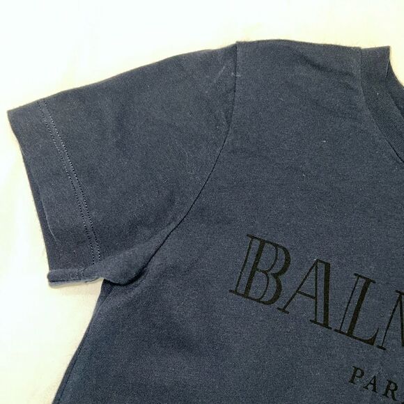 BOYS BALMAIN NAVY SHIRT 6A - Picture 5 of 7